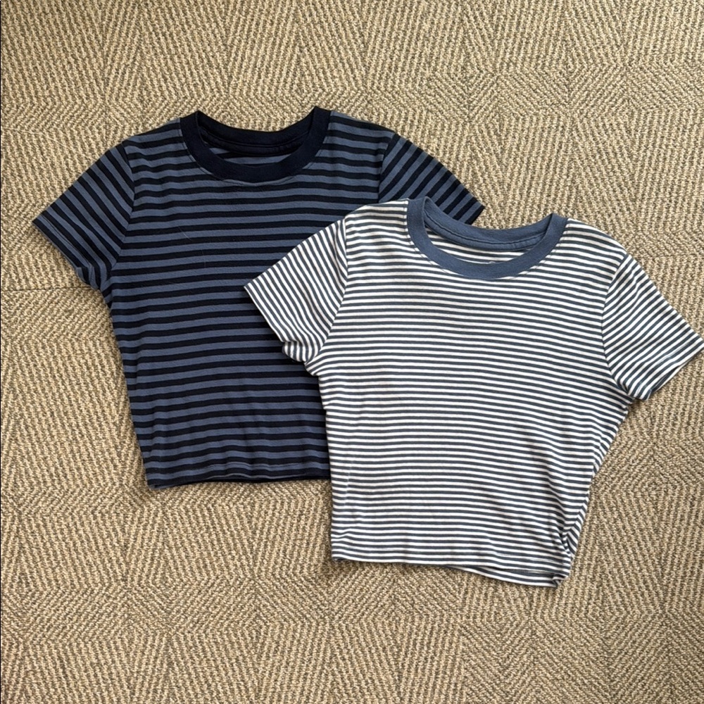 Two for one Hollister striped baby tee